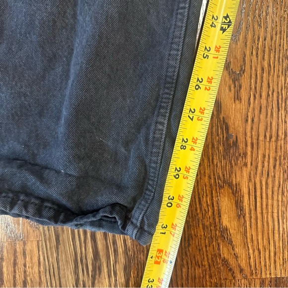 Re/Done High Rise Loose Washed Black with Rips - Picture 10 of 10